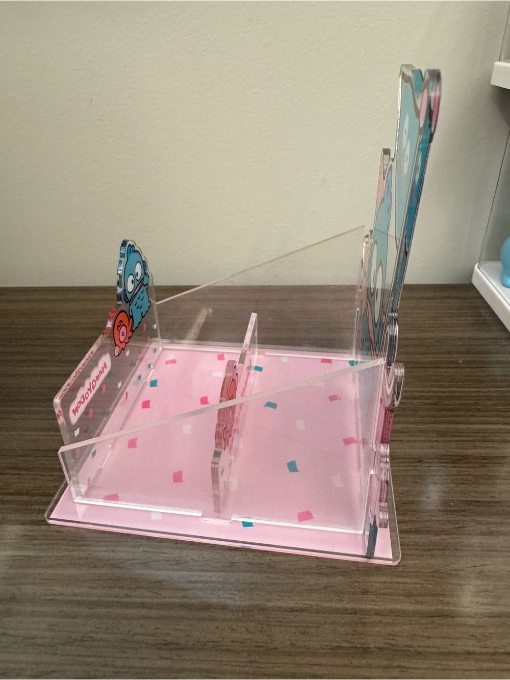 Hangyodon Acrylic Desk Organizer - Blue & Pink - Picture 6 of 7